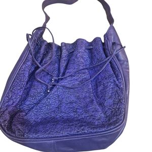 Purple Faux Leather Women's Satchel Bag Boho Fairycore